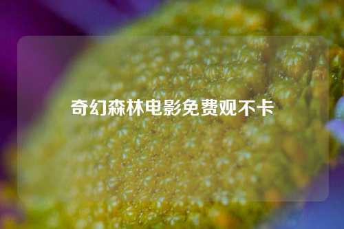 奇幻森林电影免费观不卡